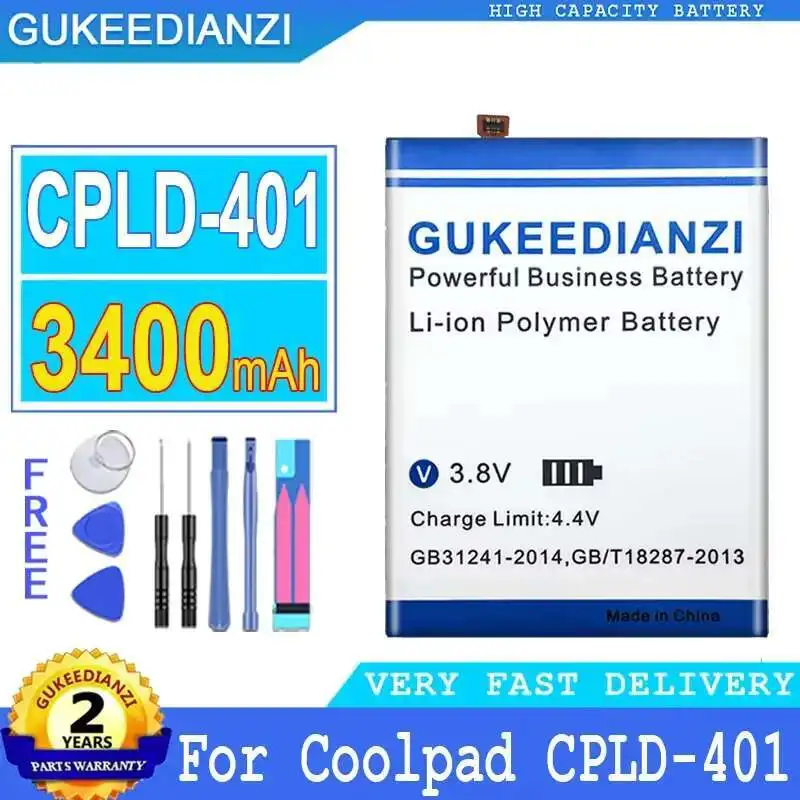 3400 мАч для Coolpad Cpld-401 CPLD401 безопасный аккумулятор для мобильного телефона
3400 мАч для Coolpad Cpld-401 CPLD401 безопасный аккумулятор для мобильного телефона