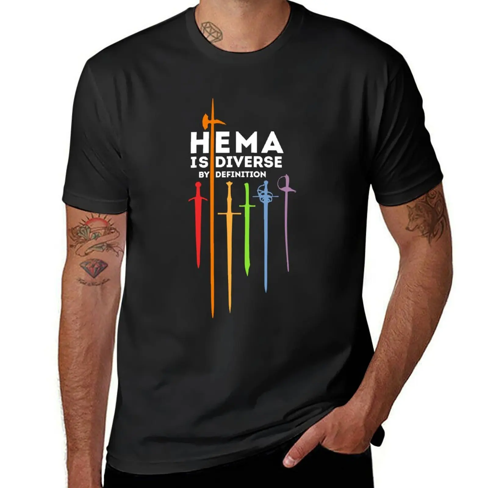 HEMA Diverse by definition T-Shirt quick drying sports fans cute clothes black t-shirts for men
HEMA Diverse by definition T-Shirt quick drying sports fans cute clothes black t-shirts for men