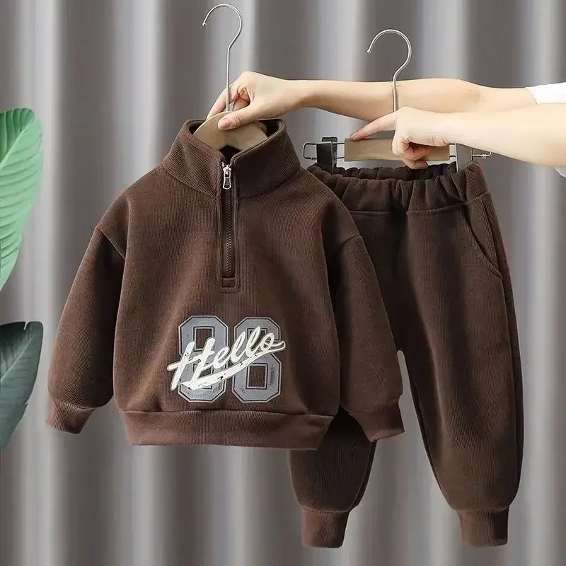 2-9 Years Children Clothing Set Boys Casual Clothes Kids Fashion Sweatshirt And Pants 2 Pcs Baby Autumn Winter Tracksuits
2-9 Years Children Clothing Set Boys Casual Clothes Kids Fashion Sweatshirt And Pants 2 Pcs Baby Autumn Winter Tracksuits