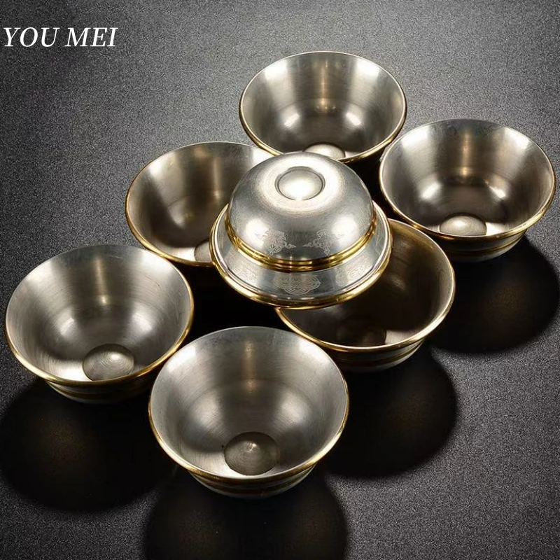 Buddhism Hall Altars Bowl,Engraving Eight Auspicious Texture Copper Bowl,Golden Edge Tibetan Polishing Holy Cup Buddhist Item
Buddhism Hall Altars Bowl,Engraving Eight Auspicious Texture Copper Bowl,Golden Edge Tibetan Polishing Holy Cup Buddhist Item