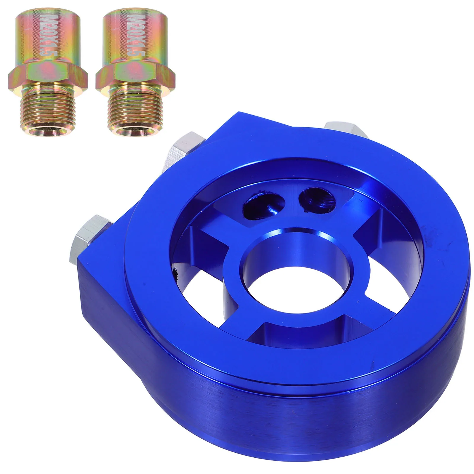 Universal Aluminum Cooler Adapter Kit With Thread Sandwich Plate For High-Performance Car Engines Aluminum Car Plate Durable 
Universal Aluminum Cooler Adapter Kit With Thread Sandwich Plate For High-Performance Car Engines Aluminum Car Plate Durable