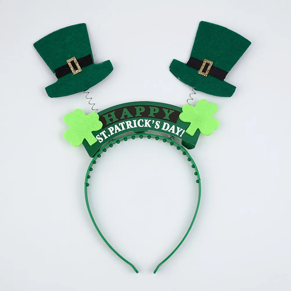 3Pcs Green Shamrock Hairband Featuring Lucky Clover Hat Pattern Adjustable Comfortable Headband for Women Festival Party
3Pcs Green Shamrock Hairband Featuring Lucky Clover Hat Pattern Adjustable Comfortable Headband for Women Festival Party
