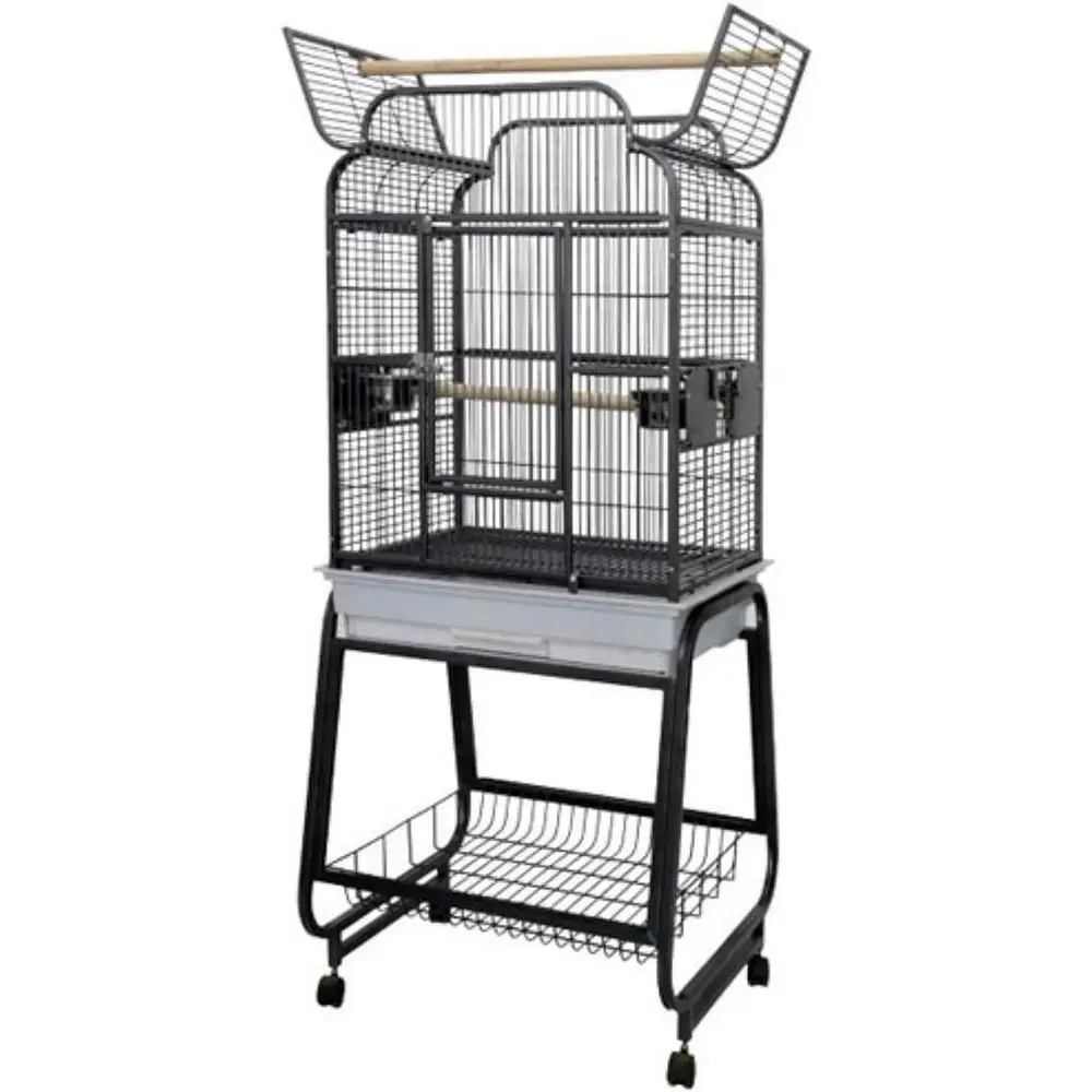 Клетка для птиц с открытым верхом, черная пластиковая основа, 22 x 17, модель A&E Cage 782217
Клетка для птиц с открытым верхом, черная пластиковая основа, 22 x 17, модель A&E Cage 782217
