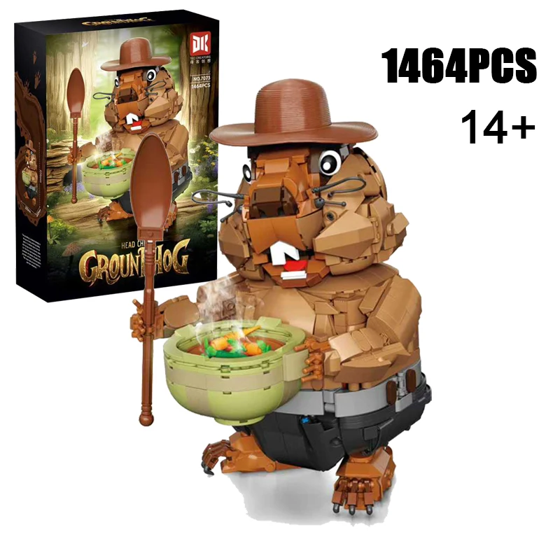 1464PCS Creative Groundhog Building Blocks Set Construction Bricks Toy Home Decoration Toys For Children Birthday Gift
1464PCS Creative Groundhog Building Blocks Set Construction Bricks Toy Home Decoration Toys For Children Birthday Gift