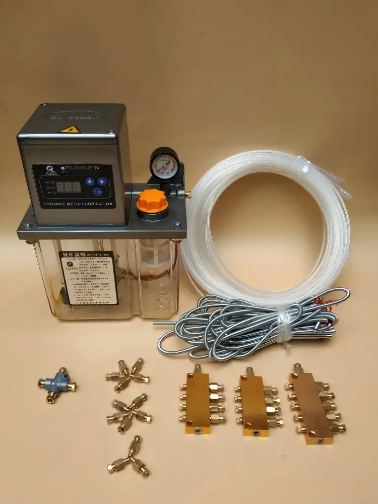 Full set 2L Fully Automatic Lubrication Pump 220v Single screen Oil Lubrication Pump for CNC machine
Full set 2L Fully Automatic Lubrication Pump 220v Single screen Oil Lubrication Pump for CNC machine