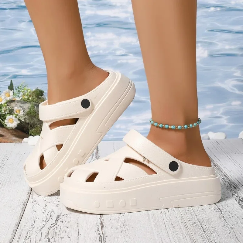 2025 New Women's Shoes Slip-on Women's Sandals Fashion Best Seller Beach Sandals Women Summer Solid Closed Toe Sandals Zapatos
2025 New Women's Shoes Slip-on Women's Sandals Fashion Best Seller Beach Sandals Women Summer Solid Closed Toe Sandals Zapatos