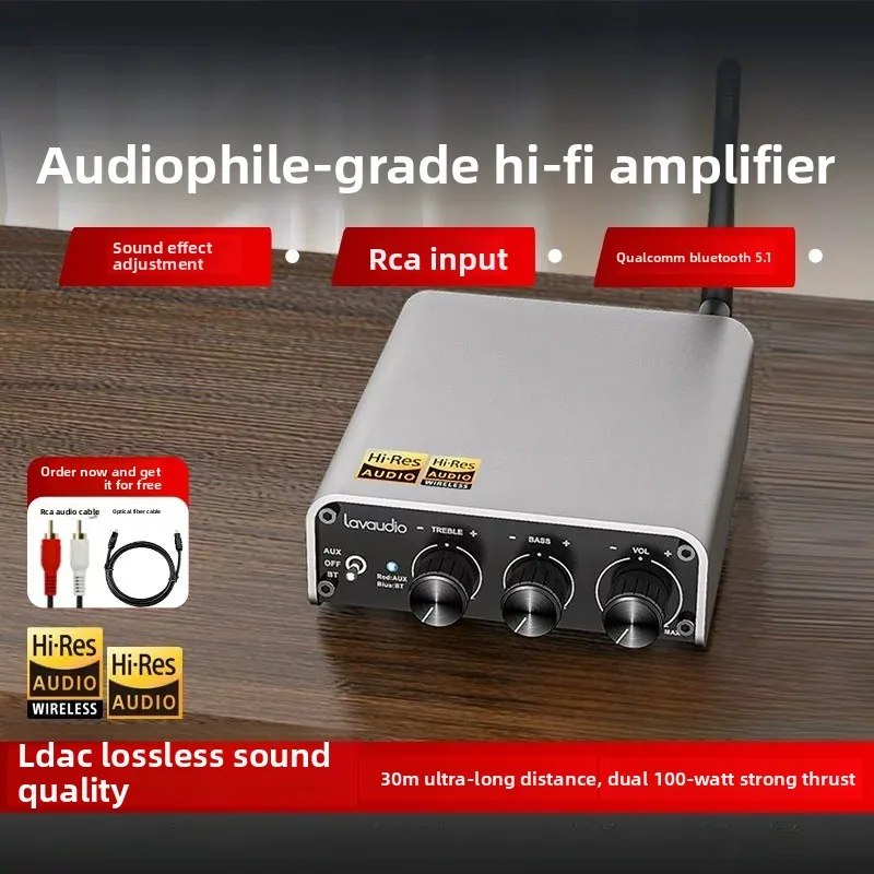 2.0-канальный Hi-Fi усилитель мощности с поддержкой LDAC, беспроводной Bluetooth-аудиопередачей без потерь, мини-усилитель мощности DS300
2.0-канальный Hi-Fi усилитель мощности с поддержкой LDAC, беспроводной Bluetooth-аудиопередачей без потерь, мини-усилитель мощности DS300
