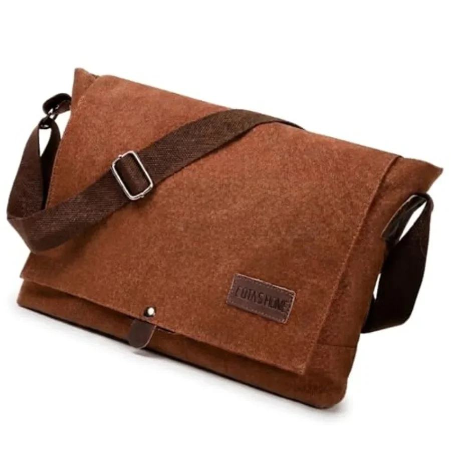 Canvas Messenger Bag for Men, Fits 14 Inch Laptop and A4 Documents, Large Capacity Crossbody Shoulder Bag
Canvas Messenger Bag for Men, Fits 14 Inch Laptop and A4 Documents, Large Capacity Crossbody Shoulder Bag
