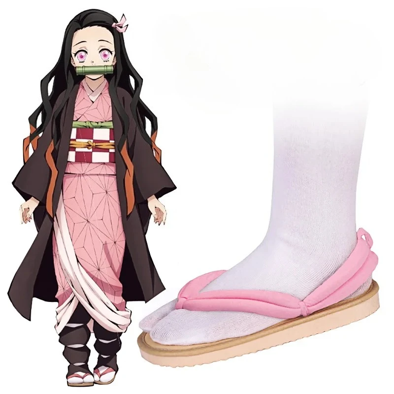 1 Pair Anime Cosplay Shoes Tanjirou Nezuko Zenitsu Giyuu Shinobu Kyoujurou Muichirou Mitsuri Sandals Geta Clogs Flip Flops
1 Pair Anime Cosplay Shoes Tanjirou Nezuko Zenitsu Giyuu Shinobu Kyoujurou Muichirou Mitsuri Sandals Geta Clogs Flip Flops