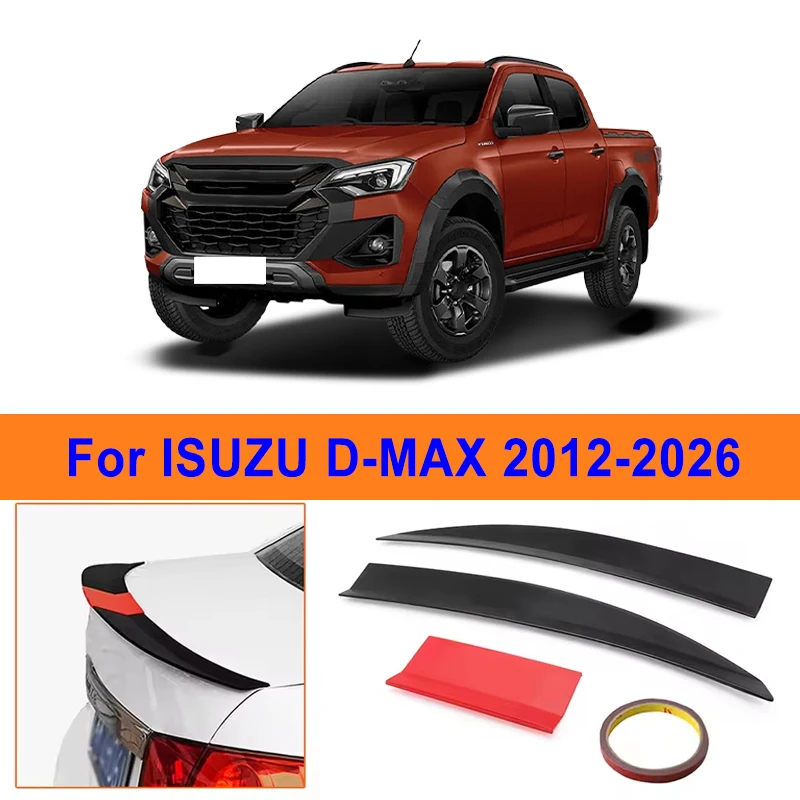 For ISUZU D-MAX 2012-2026 3-Section ABS Rear Trunk Spoiler 115-125cm Adjustable Sports Decor Top Wing Car Exterior Parts
For ISUZU D-MAX 2012-2026 3-Section ABS Rear Trunk Spoiler 115-125cm Adjustable Sports Decor Top Wing Car Exterior Parts