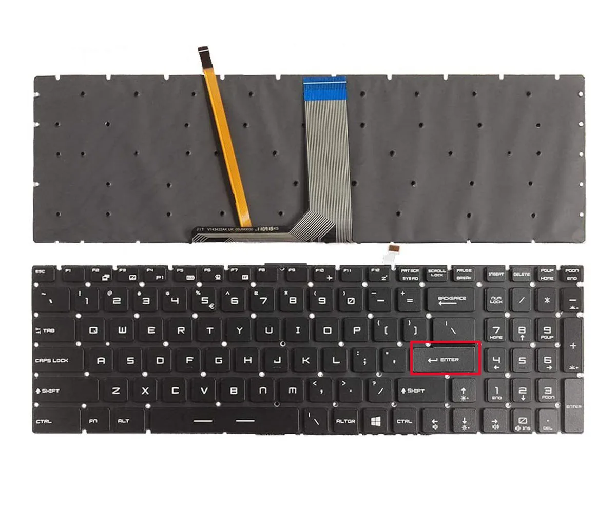 US RGB Colorful Backlit Keyboard for MSI MS-16P5 MS-16P6 MS-1675 MS-16K2 MS-16K4
US RGB Colorful Backlit Keyboard for MSI MS-16P5 MS-16P6 MS-1675 MS-16K2 MS-16K4