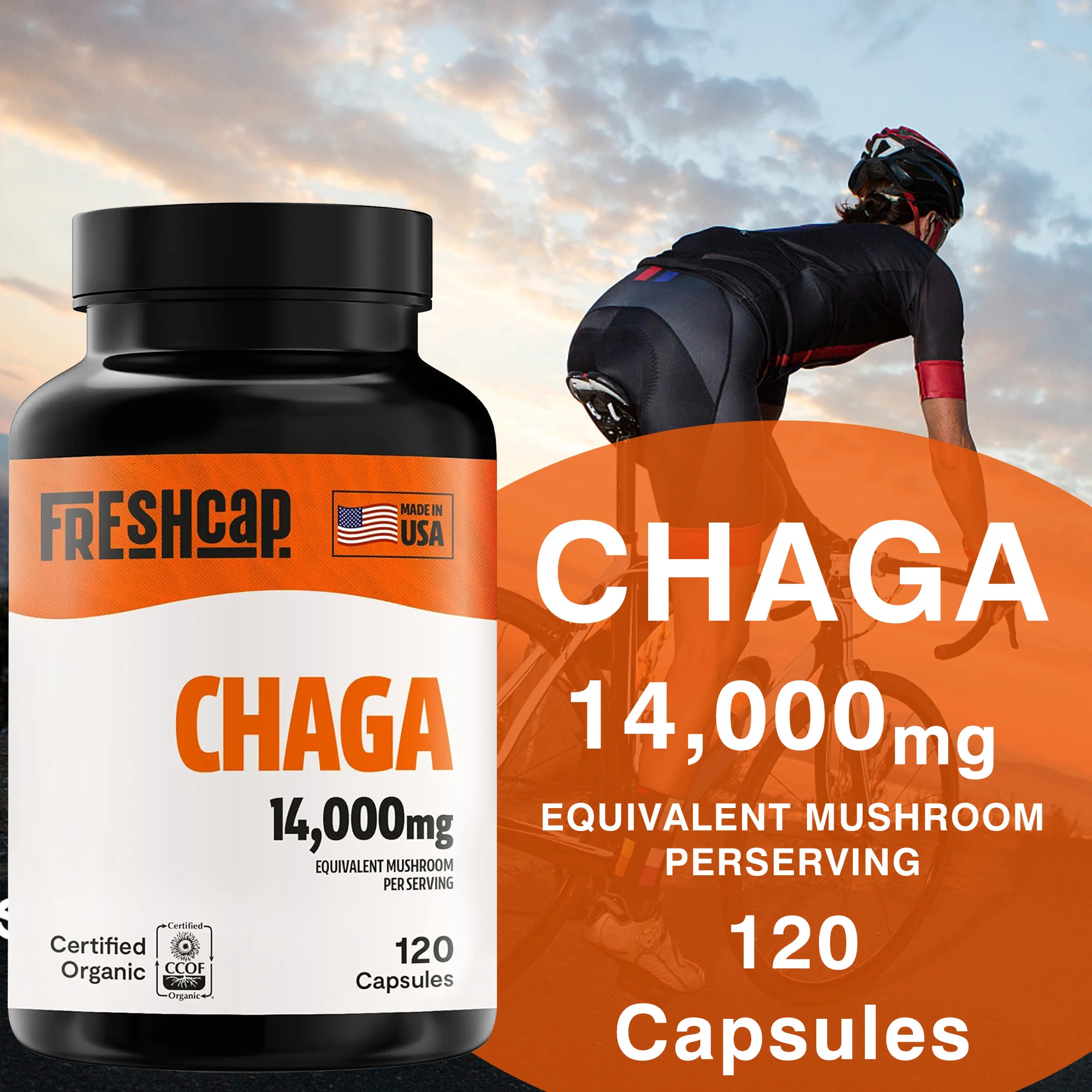 Organic Chaga Capsules - Maintains Immune Health, Skin Vitality and Digestive Balance, Antioxidant
Organic Chaga Capsules - Maintains Immune Health, Skin Vitality and Digestive Balance, Antioxidant