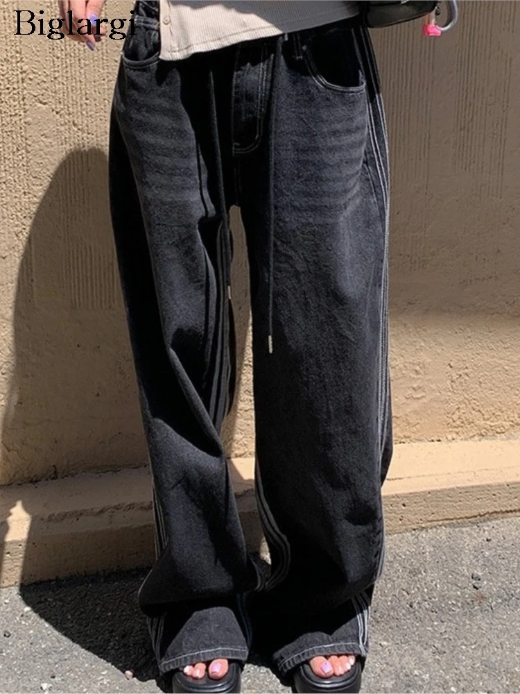Jeans Autumn Wide Leg Long Pant Women Retro Fashion High Waist Ladies Trousers Loose Korean Style Pleated Woman Pants
Jeans Autumn Wide Leg Long Pant Women Retro Fashion High Waist Ladies Trousers Loose Korean Style Pleated Woman Pants