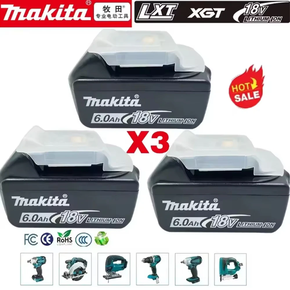 100% Original Makita 18V Battery, For Makita 18V 5000mAH Replace Battery BL1815 BL1830 BL1850B BL1860B LXT400 Power Tool battery
100% Original Makita 18V Battery, For Makita 18V 5000mAH Replace Battery BL1815 BL1830 BL1850B BL1860B LXT400 Power Tool battery