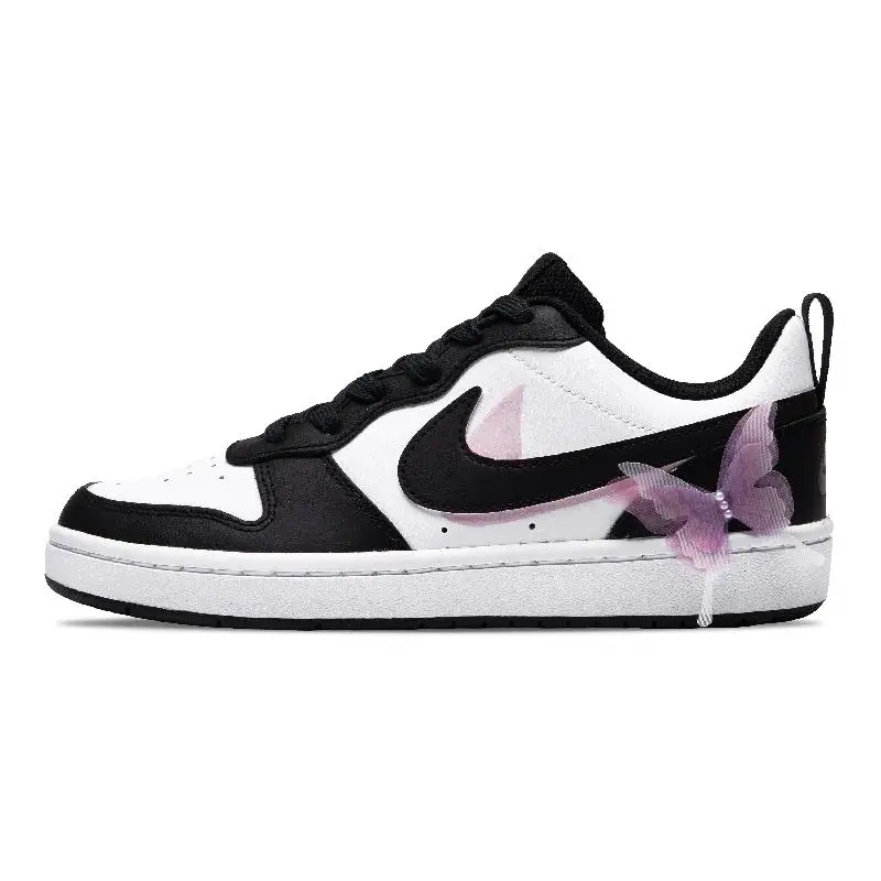 【Customize】Nike Court Borough Skateboarding Shoes Women's Low-top White/black Sneakers shoes BQ5448-115
【Customize】Nike Court Borough Skateboarding Shoes Women's Low-top White/black Sneakers shoes BQ5448-115