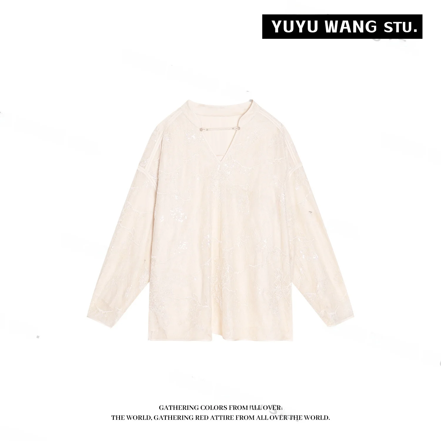 Новая осенняя женская блузка Yuyu Wang с V-образным вырезом, тяжелой вышивкой, свободного кроя, стройнящая, с длинным рукавом, в китайском стиле, дышащая, приятная к коже
Новая осенняя женская блузка Yuyu Wang с V-образным вырезом, тяжелой вышивкой, свободного кроя, стройнящая, с длинным рукавом, в китайском стиле, дышащая, приятная к коже