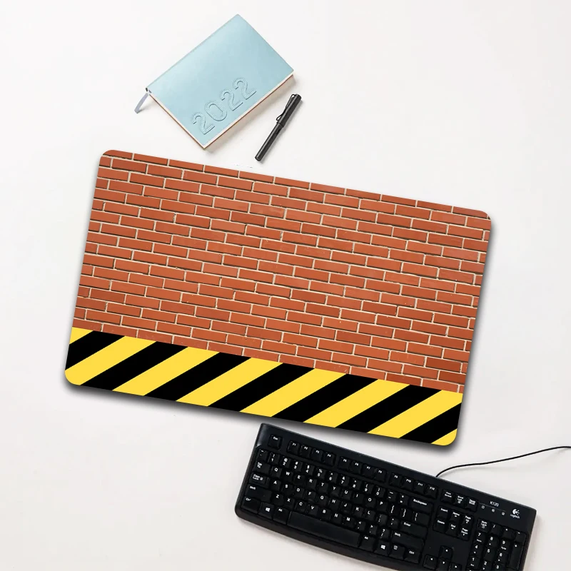 Brick Wall Warning Stripe Mouse Pad Large Non-slip Waterproof Desk Mat for Computer Laptop
Brick Wall Warning Stripe Mouse Pad Large Non-slip Waterproof Desk Mat for Computer Laptop