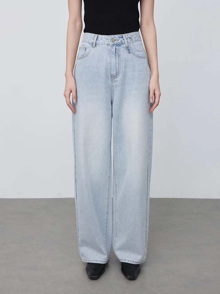 Джинсы Caremind Classic Straight из хлопкового денима, светло-голубые, летние, с высокой талией, длинные, повседневные, удобные, женские
Джинсы Caremind Classic Straight из хлопкового денима, светло-голубые, летние, с высокой талией, длинные, повседневные, удобные, женские