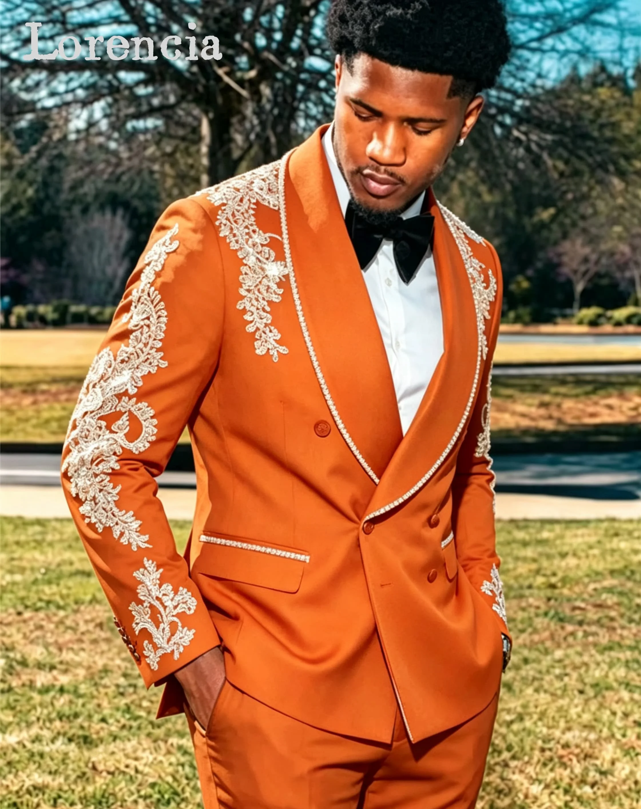 Glitter Beaded Stones Men'Suit 2 Piece Sets For Wedding Double Breasted Jacket Pants Groom Prom Tuxedos Customized ropa hombre
Glitter Beaded Stones Men'Suit 2 Piece Sets For Wedding Double Breasted Jacket Pants Groom Prom Tuxedos Customized ropa hombre
