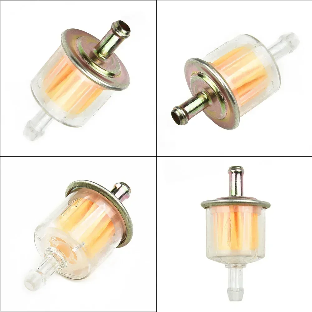 Industrial Motorcycle Fuel Filters, Clear Plastic Shell with Metal Brass End Cap, Compatible with Tractors, Cars, Trucks, RV's
Industrial Motorcycle Fuel Filters, Clear Plastic Shell with Metal Brass End Cap, Compatible with Tractors, Cars, Trucks, RV's