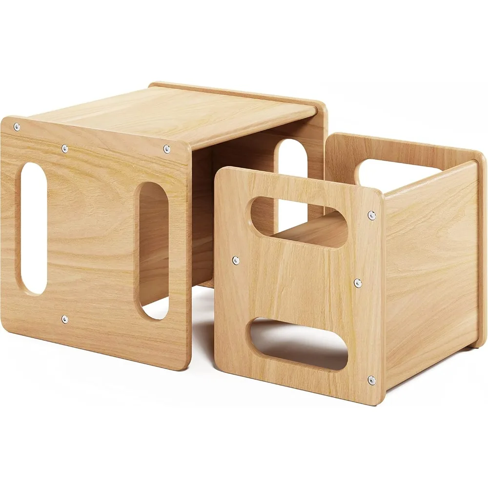 Montessori Weaning Table and Chair Set,Real Hardwood, Desk for Toddler Reading,Snack Time,Playroom,Activity Cube,Step Stool,1-3
Montessori Weaning Table and Chair Set,Real Hardwood, Desk for Toddler Reading,Snack Time,Playroom,Activity Cube,Step Stool,1-3