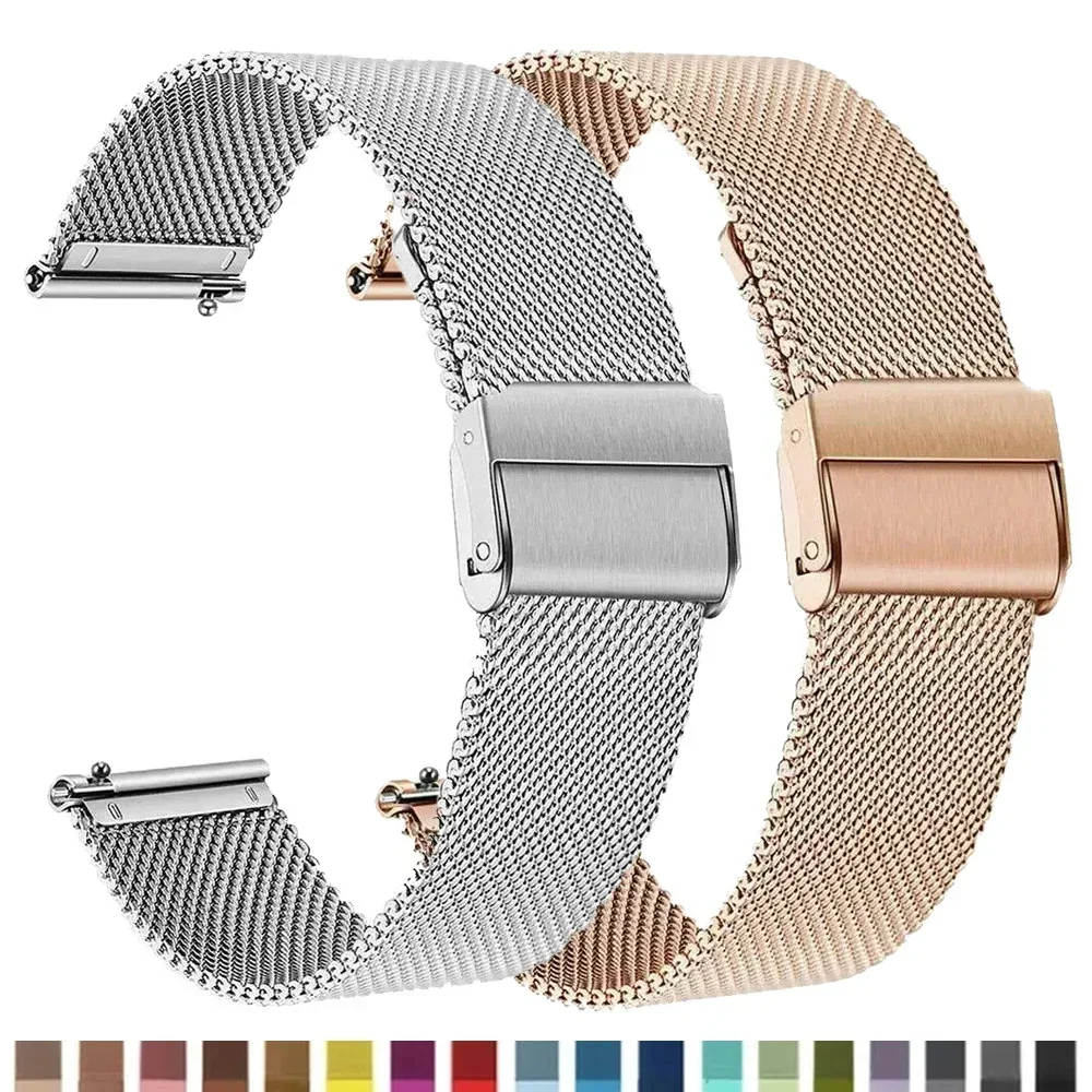 Миланская сетка толщиной 0,6 мм, ремешок из нержавеющей стали, 16 мм, 18 мм, 20 мм, 22 мм, металлические ремешки для Samsung Galaxy Watch 7/6/5/4
Миланская сетка толщиной 0,6 мм, ремешок из нержавеющей стали, 16 мм, 18 мм, 20 мм, 22 мм, металлические ремешки для Samsung Galaxy Watch 7/6/5/4
