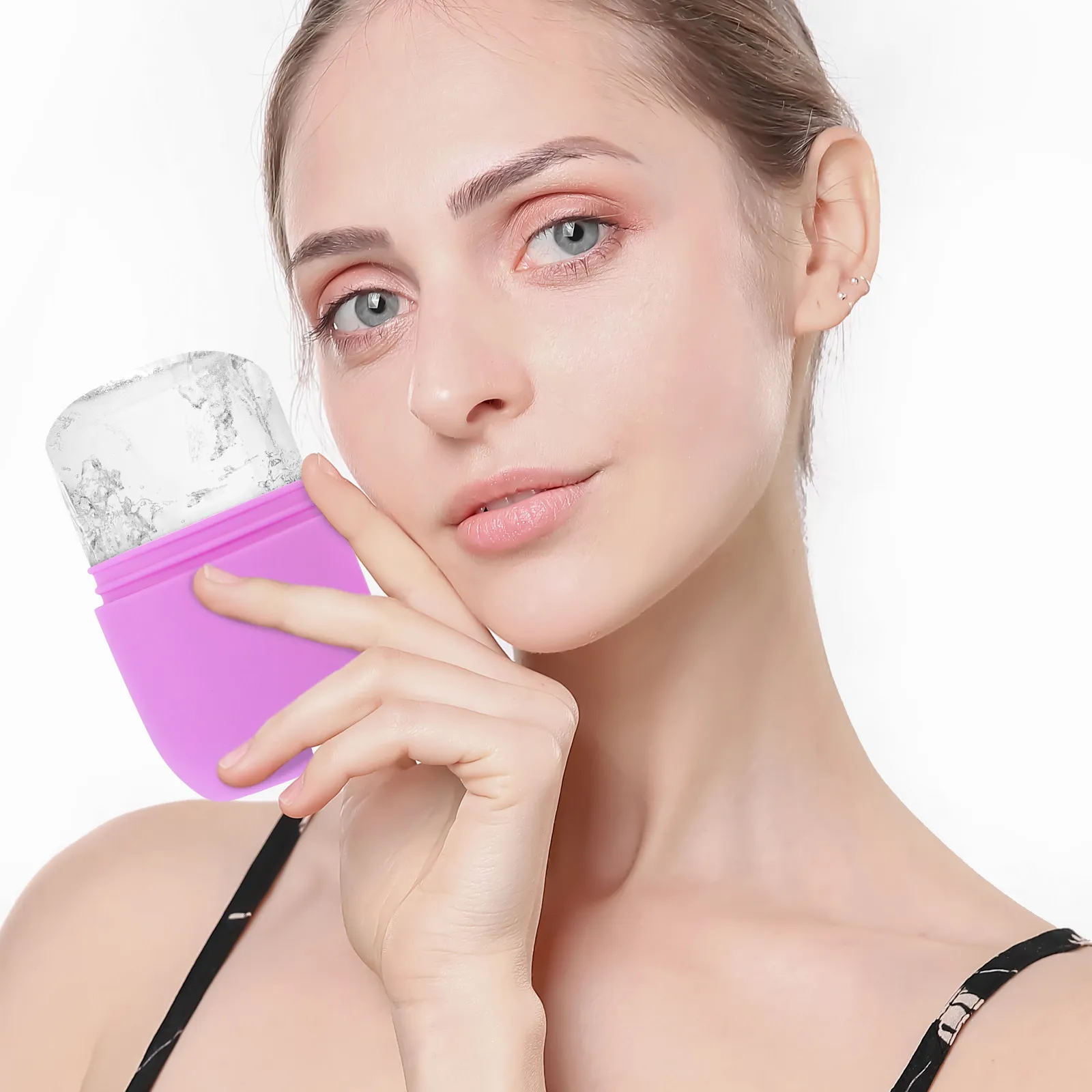 Face Skin Care Massage Tool for Women Facial Eye Puffiness Relief Cooling Therapy Facial Massage Roller Silicone
Face Skin Care Massage Tool for Women Facial Eye Puffiness Relief Cooling Therapy Facial Massage Roller Silicone