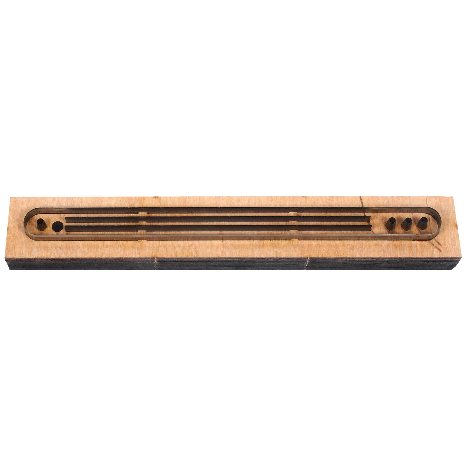 Craft Template Cutting Die Mold for Bracelets Making Khaki Color Wooden Base Metal Durable DIY Accessories
Craft Template Cutting Die Mold for Bracelets Making Khaki Color Wooden Base Metal Durable DIY Accessories