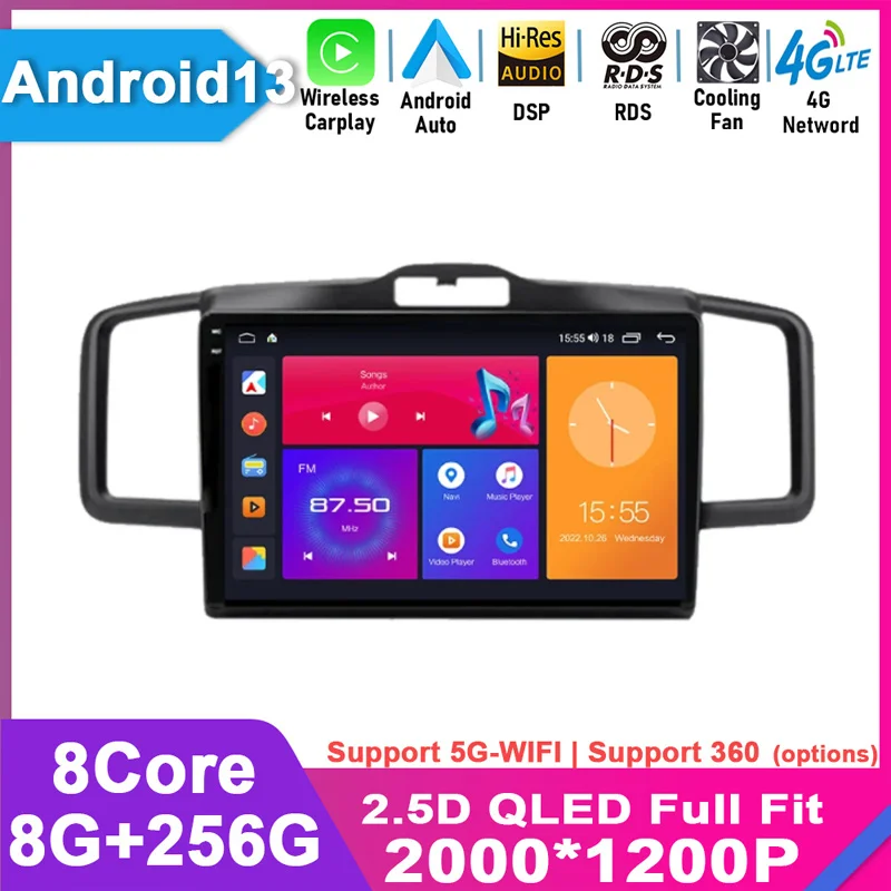 Для Honda Freed 2008 2009-2016 Android 13 Автомобильный радиоприемник Auto Carplay Стерео Мультимедийная GPS-навигация 2din DVD Видео Oled Экран
Для Honda Freed 2008 2009-2016 Android 13 Автомобильный радиоприемник Auto Carplay Стерео Мультимедийная GPS-навигация 2din DVD Видео Oled Экран