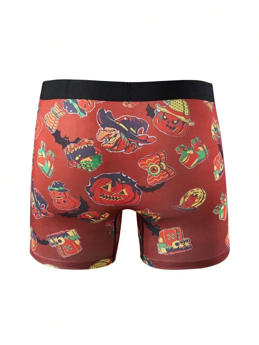 Mens Halloween Cartoon Print Boxer Shorts Comfortable Underwear
Mens Halloween Cartoon Print Boxer Shorts Comfortable Underwear