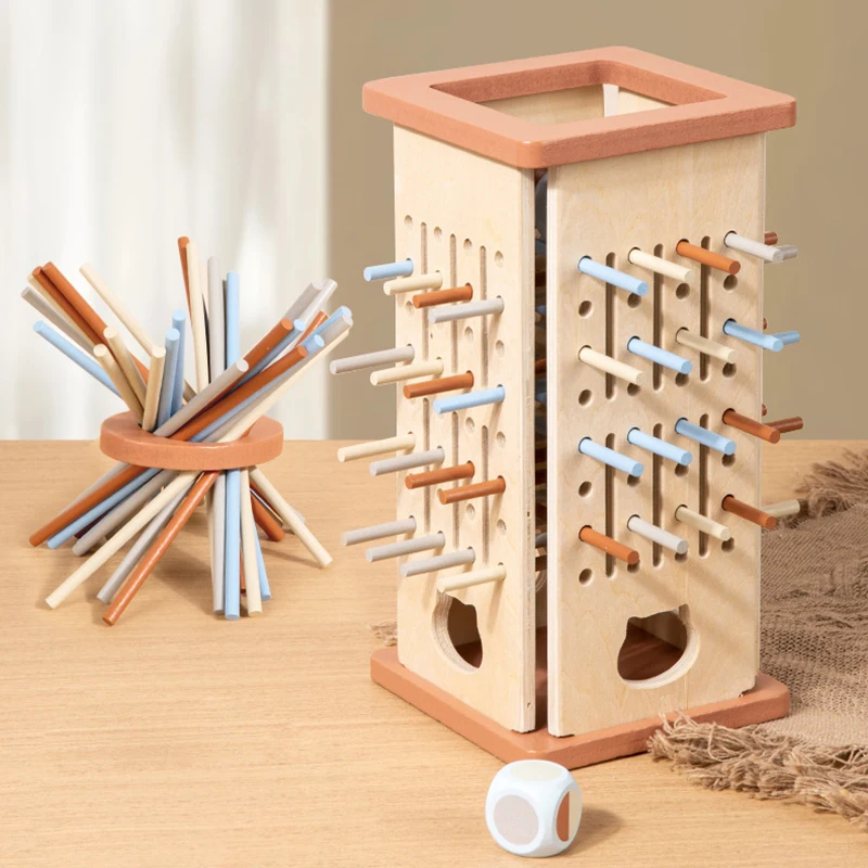 Wooden Draw Stick Game Toy Two-In-One Parent-Child Interactive Desktop Game Focus Balance Toy Christmas Easter Thanksgiving Gift
Wooden Draw Stick Game Toy Two-In-One Parent-Child Interactive Desktop Game Focus Balance Toy Christmas Easter Thanksgiving Gift