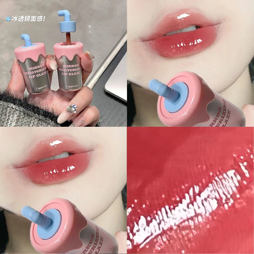 Straw Cup Lip Gloss Mirror Watery Finish High Shine Long Lasting for Student Affordable Plump Lip Essential
Straw Cup Lip Gloss Mirror Watery Finish High Shine Long Lasting for Student Affordable Plump Lip Essential