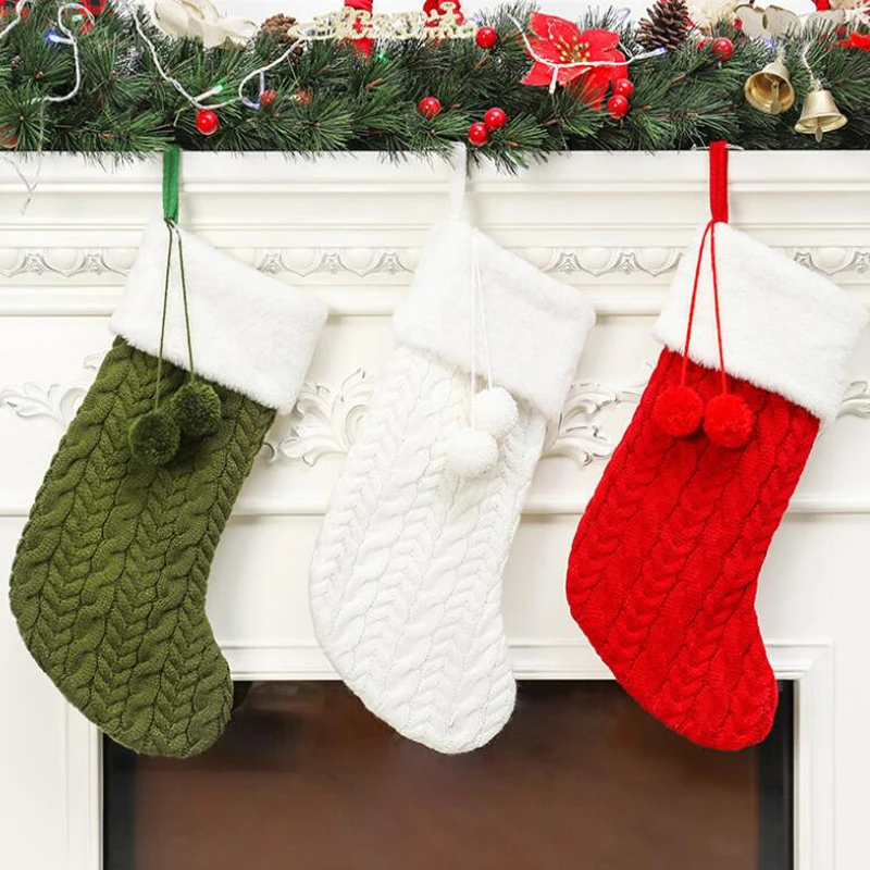 Christmas Stocking Red Green Santa Claus Candy Gift Bag Xmas Tree Hanging Pendant Decor Christmas Stockings For Home Xmas Gifts
Christmas Stocking Red Green Santa Claus Candy Gift Bag Xmas Tree Hanging Pendant Decor Christmas Stockings For Home Xmas Gifts