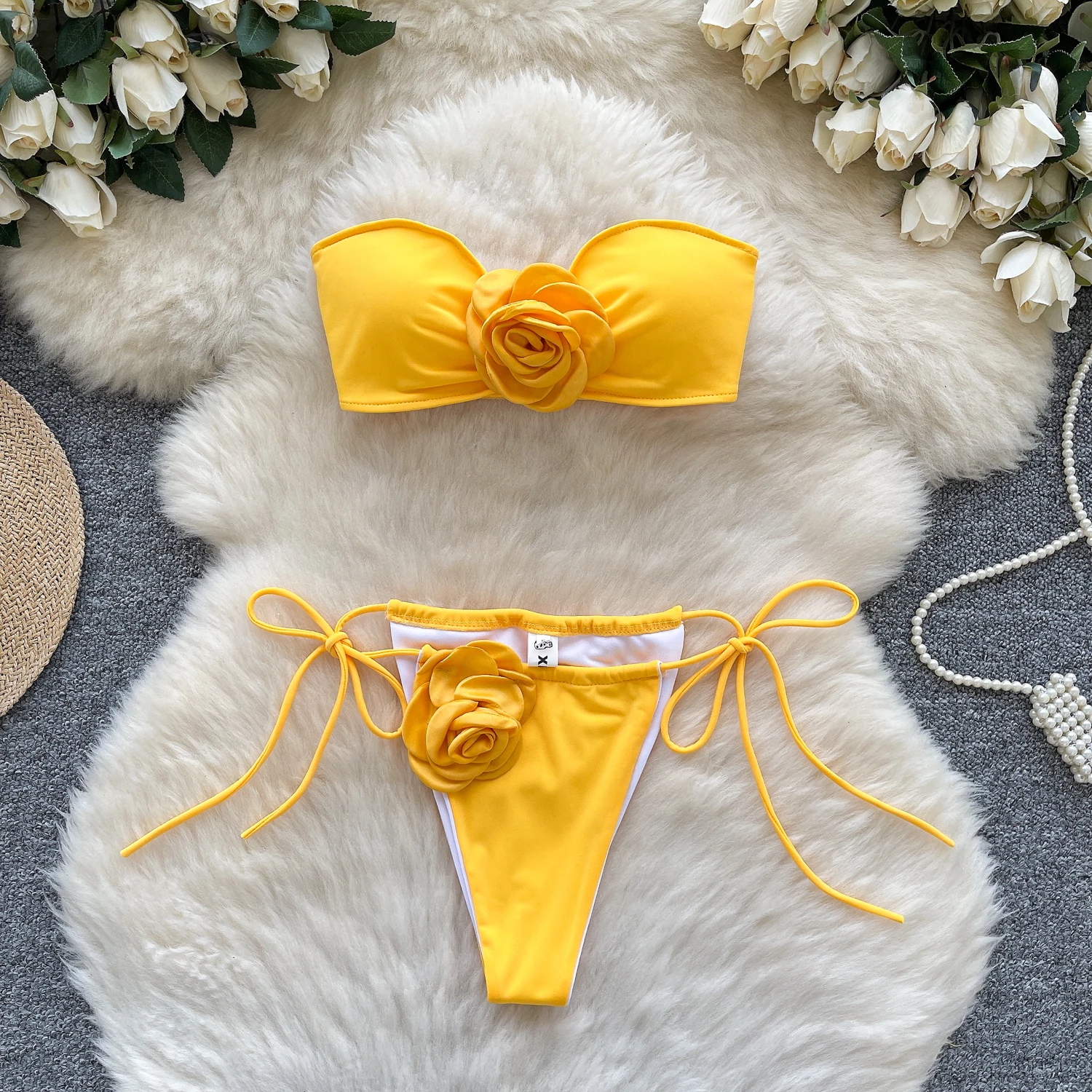 Chic Three-dimensional floral Slim Tank Top Korean Fashion Corset Bustier Summer Hotsweet Women Y2k Sling Two Piece Set
Chic Three-dimensional floral Slim Tank Top Korean Fashion Corset Bustier Summer Hotsweet Women Y2k Sling Two Piece Set