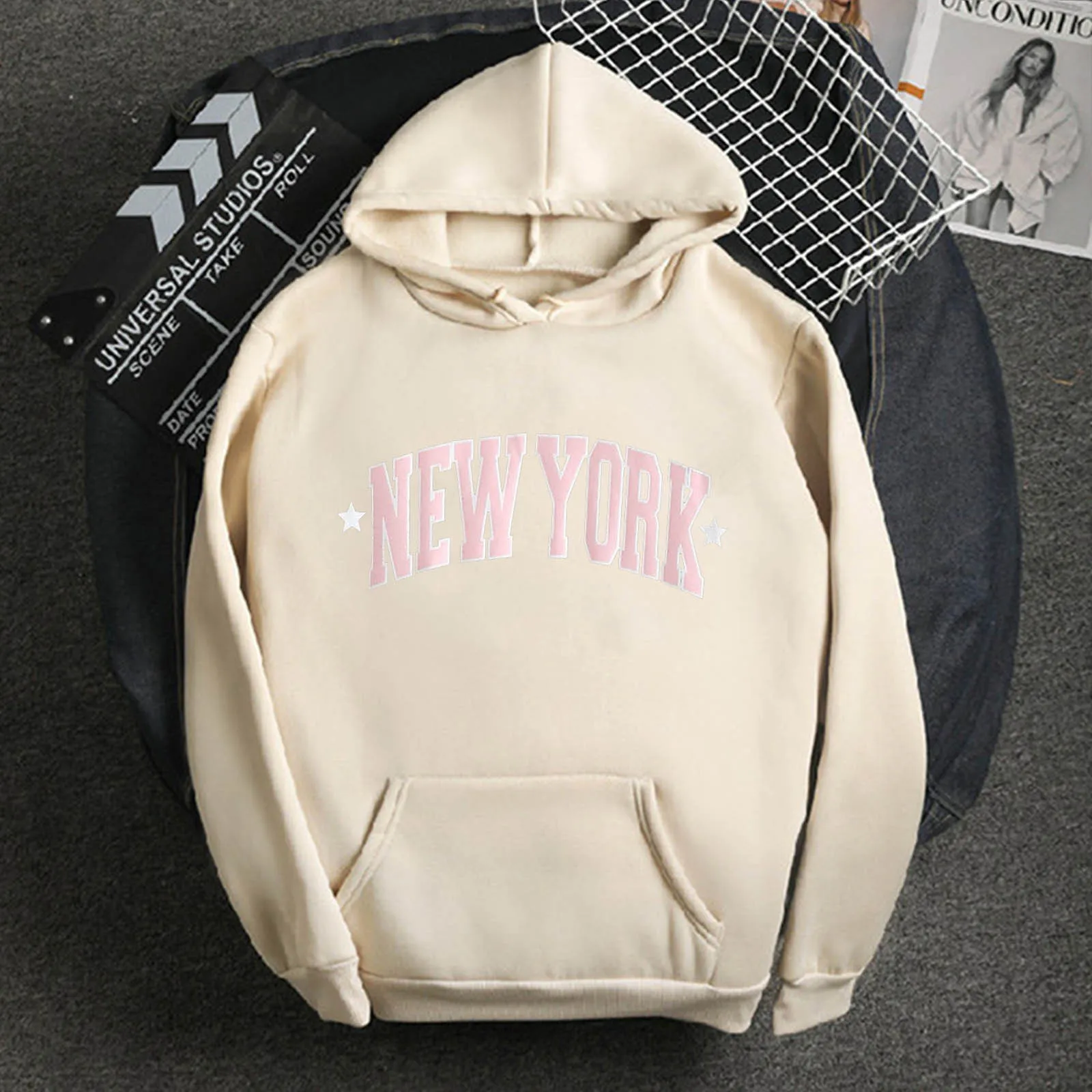 Womens Hoodies Zipper Sweatshirt Women's Winter Print Hooded Sweatshirt Casual Long-Sleeved O-Neck Pocket Tops Jacket Women
Womens Hoodies Zipper Sweatshirt Women's Winter Print Hooded Sweatshirt Casual Long-Sleeved O-Neck Pocket Tops Jacket Women