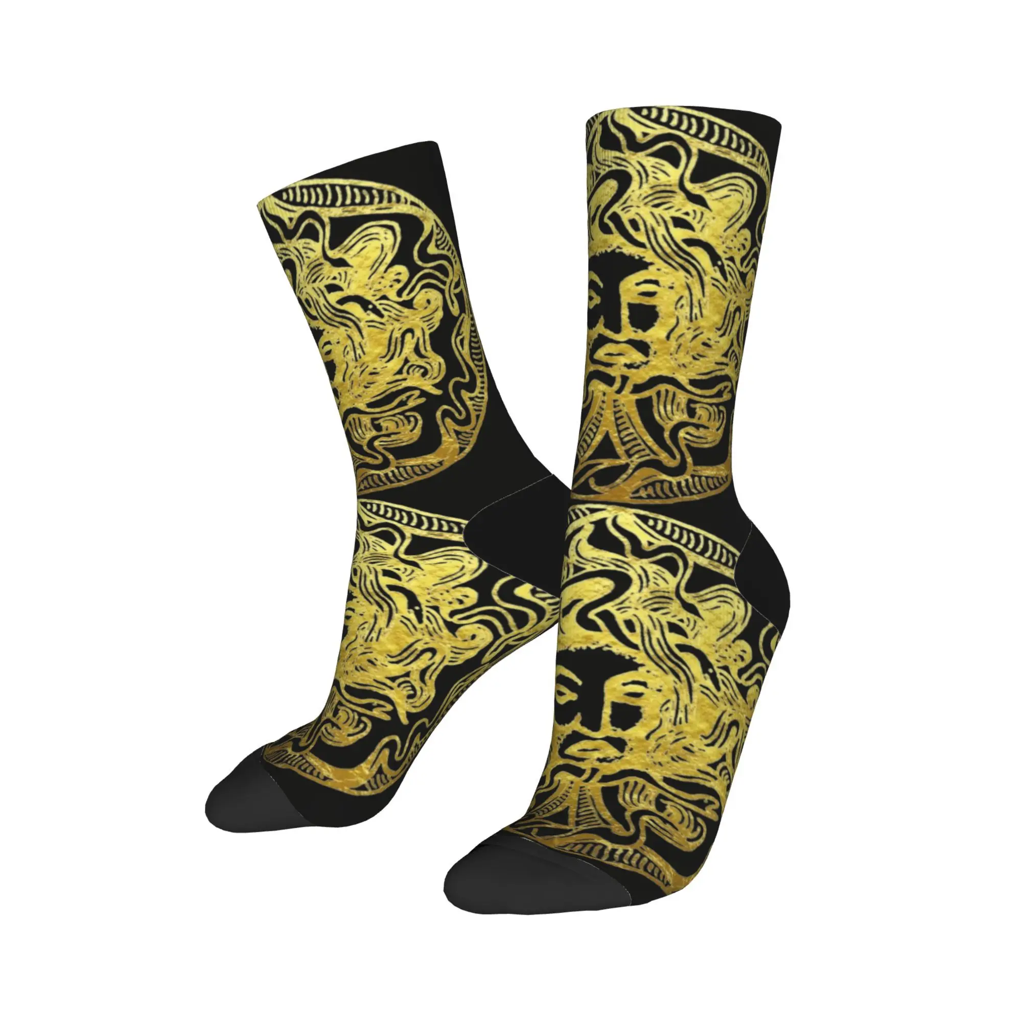 Medusa Gold Socks Men's Women's Polyester Funny Happy Socks High Quality Spring Summer Autumn Winter Middle Tube Socks Gift
Medusa Gold Socks Men's Women's Polyester Funny Happy Socks High Quality Spring Summer Autumn Winter Middle Tube Socks Gift