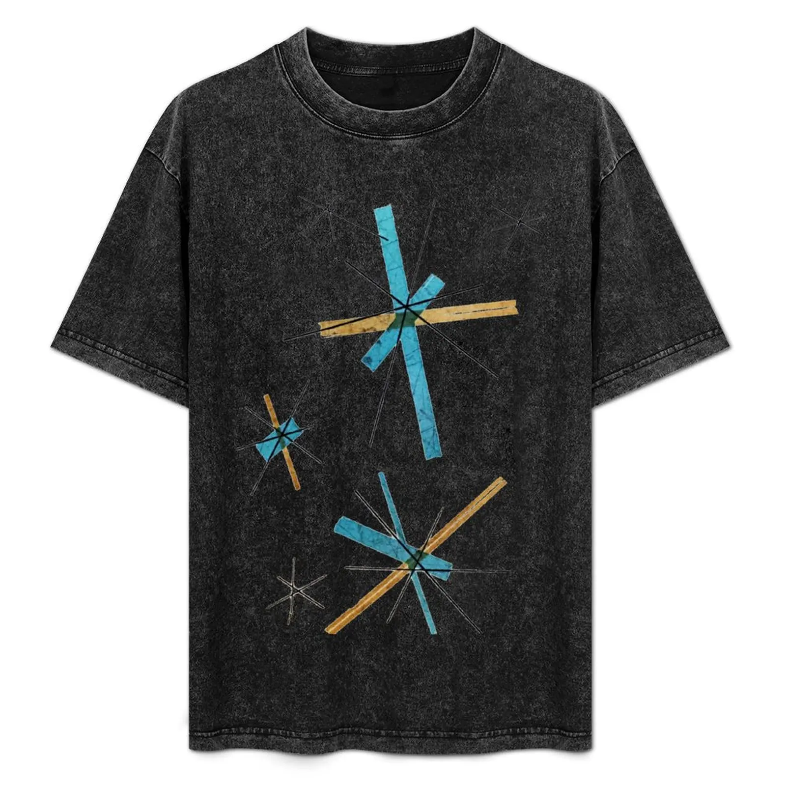 North Star Atomic Sparkle Mid Century Modern Dinnerware Design T-Shirt Breathable Basic Cotton T-Shirt
North Star Atomic Sparkle Mid Century Modern Dinnerware Design T-Shirt Breathable Basic Cotton T-Shirt