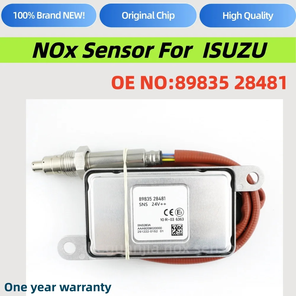 89835-28481 8983528481 89835 28481 Оригинальный новый датчик оксида азота (NOx) 24В для грузовиков ISUZU
89835-28481 8983528481 89835 28481 Оригинальный новый датчик оксида азота (NOx) 24В для грузовиков ISUZU