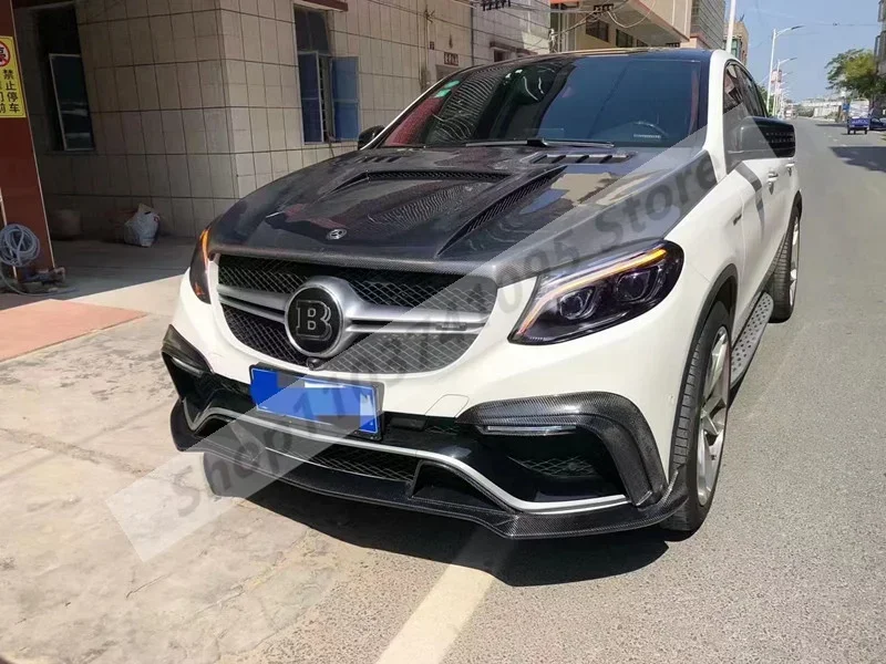 Carbon Fiber Front Bumper Spoiler Lip Rear Trunk Diffuser Side Skirts Body Kit For Mercedes Benz GLE63 Coupe AMG C292 2015-2018
Carbon Fiber Front Bumper Spoiler Lip Rear Trunk Diffuser Side Skirts Body Kit For Mercedes Benz GLE63 Coupe AMG C292 2015-2018