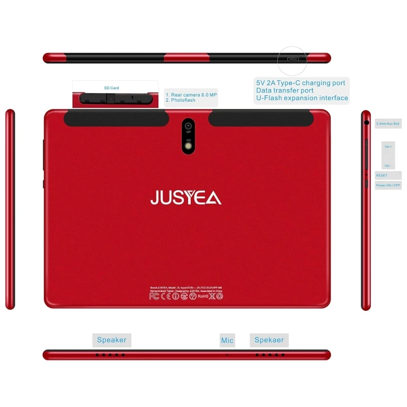 4GB RAM 64GB ROM 10.1 INCH Android 10 Tablet PC Type-C Dual Camears 8000mAh Battery Octa-Core UNISOC T310 CPU J5
4GB RAM 64GB ROM 10.1 INCH Android 10 Tablet PC Type-C Dual Camears 8000mAh Battery Octa-Core UNISOC T310 CPU J5