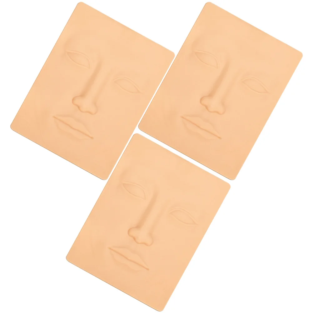 3 Pcs Face Tattoo Practice Silicone Solid Mannequin Silica Gel Fake Skin Tattooing Makeup Exercise Eyebrows
3 Pcs Face Tattoo Practice Silicone Solid Mannequin Silica Gel Fake Skin Tattooing Makeup Exercise Eyebrows