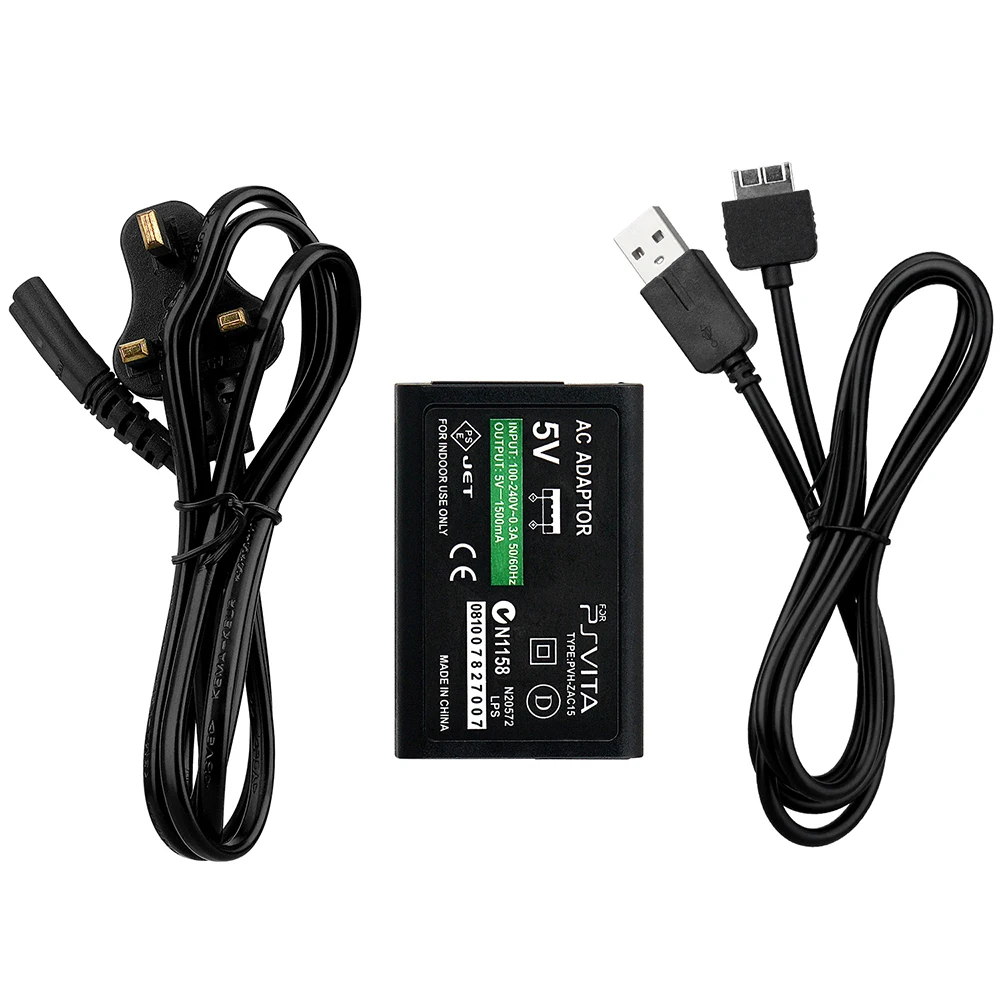 OSTENT 5V AC Adapter Home Wall Charger Power Supply Cord for Sony PlayStation PS Vita PSV Charging Cable Cord EU/US/UK Plug
OSTENT 5V AC Adapter Home Wall Charger Power Supply Cord for Sony PlayStation PS Vita PSV Charging Cable Cord EU/US/UK Plug