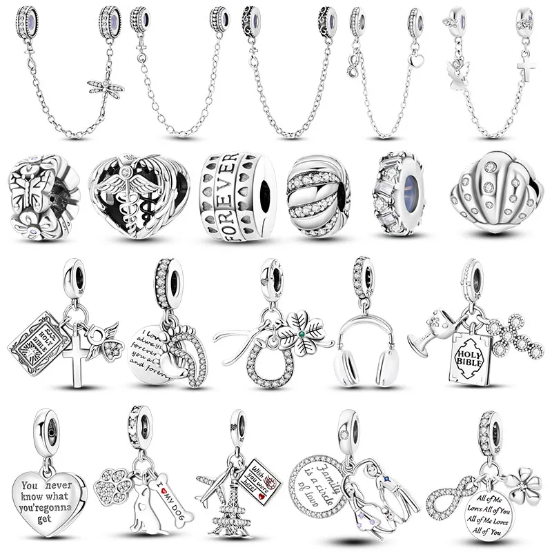 Girl Butterfly Safety Chain Coffee Cup Flower Camera Charms 925 Sterling Silver Fits Original Women Anniversary DIY Jewelry Bead
Girl Butterfly Safety Chain Coffee Cup Flower Camera Charms 925 Sterling Silver Fits Original Women Anniversary DIY Jewelry Bead