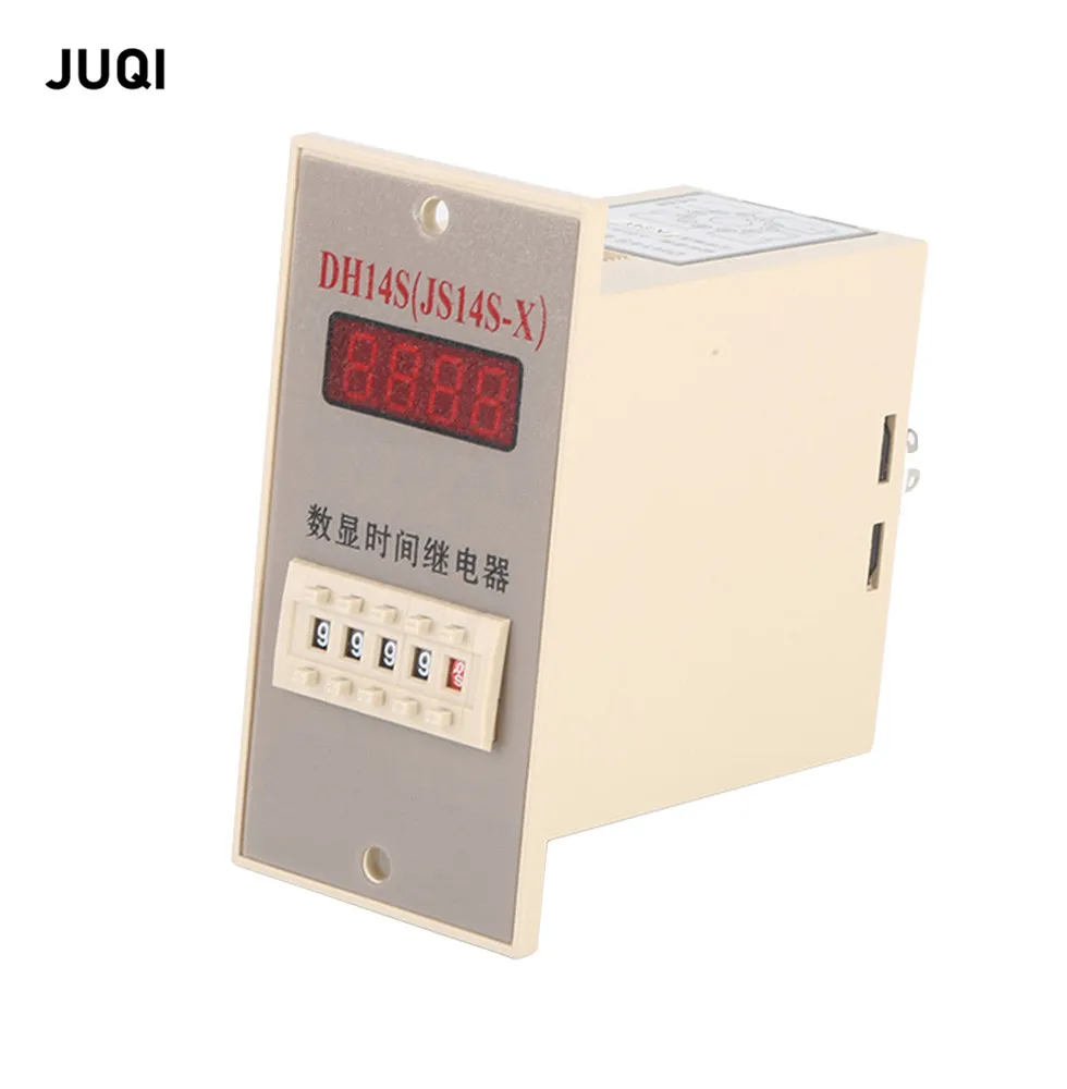 DH14S Delay Timer digital display DC12V 24V AC220V 380V time relay 0.01s-9999 hours Digital Programmable Timer
DH14S Delay Timer digital display DC12V 24V AC220V 380V time relay 0.01s-9999 hours Digital Programmable Timer