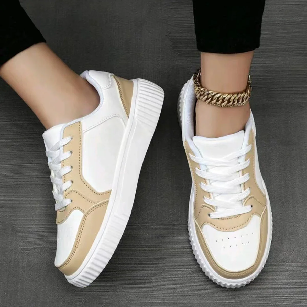 Mens Sneakers White Casual Lightweight Walking Shoes Woman Sports Shoe Unisex Outdoor Non Slip Skateboard Shoes
Mens Sneakers White Casual Lightweight Walking Shoes Woman Sports Shoe Unisex Outdoor Non Slip Skateboard Shoes