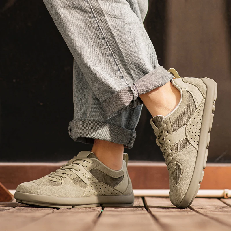 2026 Spring New Men'S Casual Shoes Solid Color Leather Upper Breathable Mesh Non Slip Sole Casual Daily Wear 39-44
2026 Spring New Men'S Casual Shoes Solid Color Leather Upper Breathable Mesh Non Slip Sole Casual Daily Wear 39-44