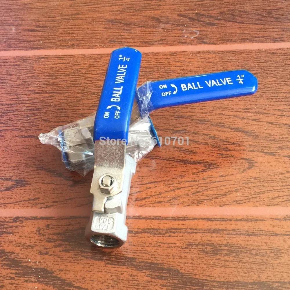 Lot2 1/4" DN8 Ball Valve 1Pc Threaded Female Stainless Steel SS 304 BSP new 1000WOG
Lot2 1/4" DN8 Ball Valve 1Pc Threaded Female Stainless Steel SS 304 BSP new 1000WOG