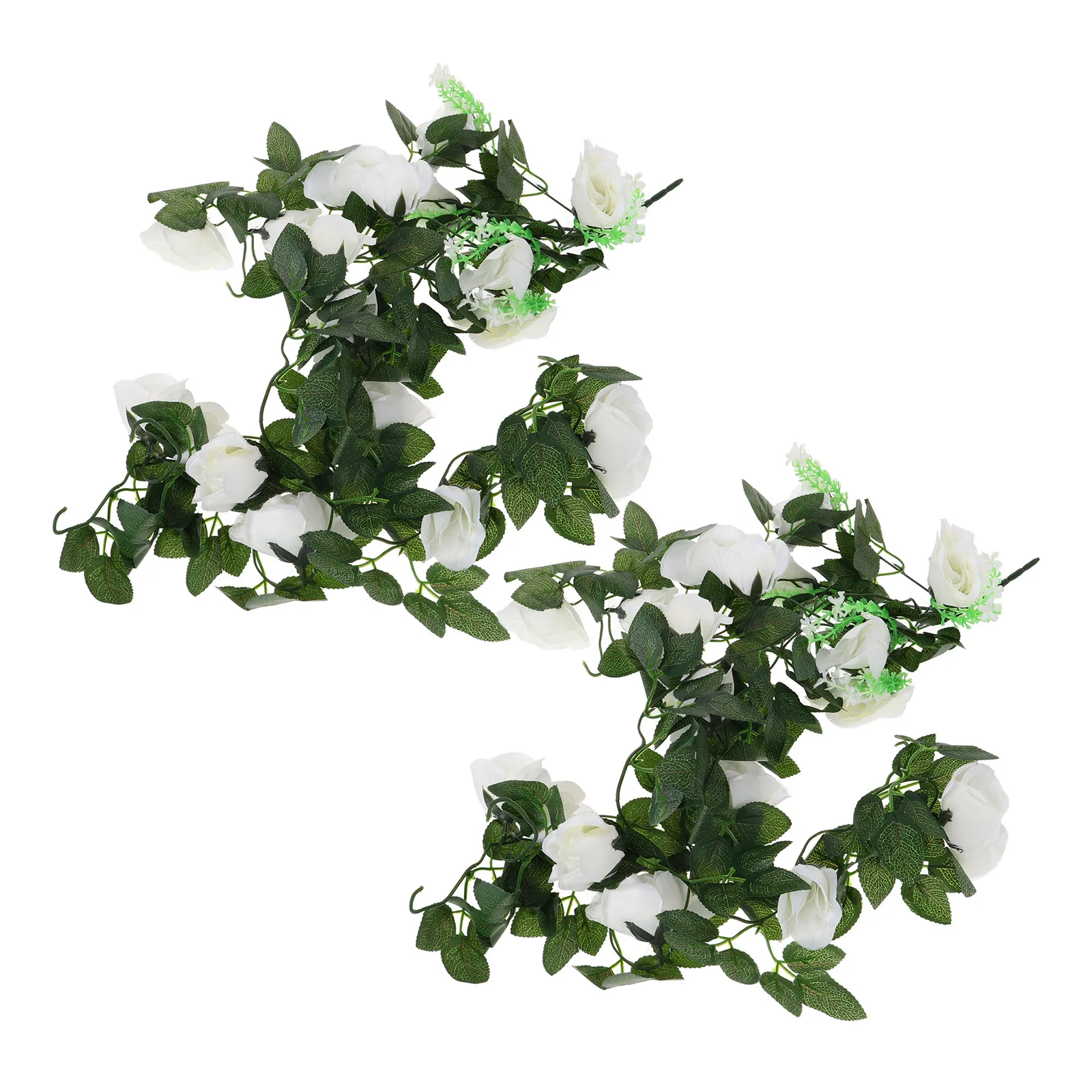 2Pcs Simulation Rose Garland Cloth Plastic Flower Vine Lightweight Long DIY Decorative Rose Vine for Holiday Romantic Home Decor
2Pcs Simulation Rose Garland Cloth Plastic Flower Vine Lightweight Long DIY Decorative Rose Vine for Holiday Romantic Home Decor
