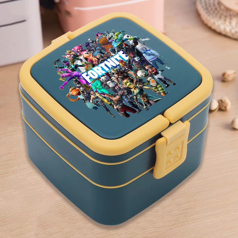 Fortnites Bento Lunch Boxes Game Fortress Night Double-layer Food Containers Kids School Picnic Lunchbox Office Dinner Case Gift
Fortnites Bento Lunch Boxes Game Fortress Night Double-layer Food Containers Kids School Picnic Lunchbox Office Dinner Case Gift