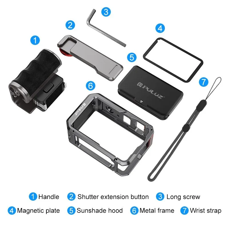 Street-shooting Handle Metal Camera Cage For DJI Osmo Action 6 Camera Expansion Frame Adapter with Handle Grip
Street-shooting Handle Metal Camera Cage For DJI Osmo Action 6 Camera Expansion Frame Adapter with Handle Grip